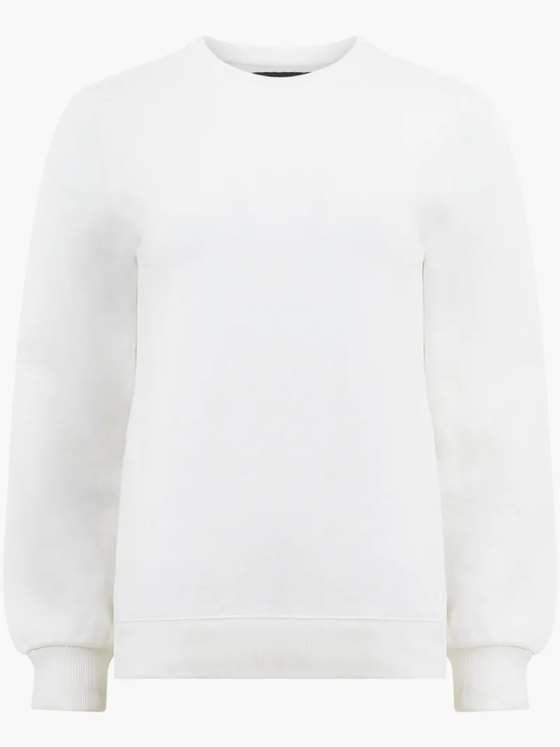 FRENCH CONNECTION Hoodies & Sweatshirts<Puff Sleeve Sweatshirt Ecru