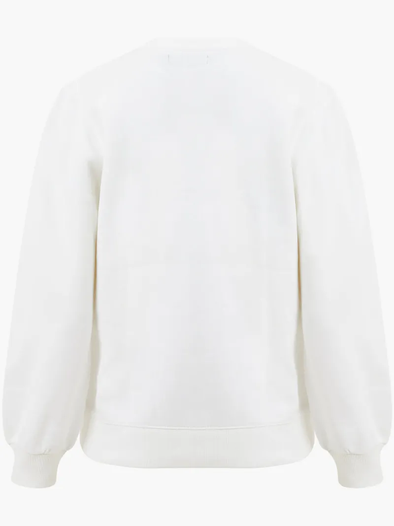 FRENCH CONNECTION Hoodies & Sweatshirts<Puff Sleeve Sweatshirt Ecru