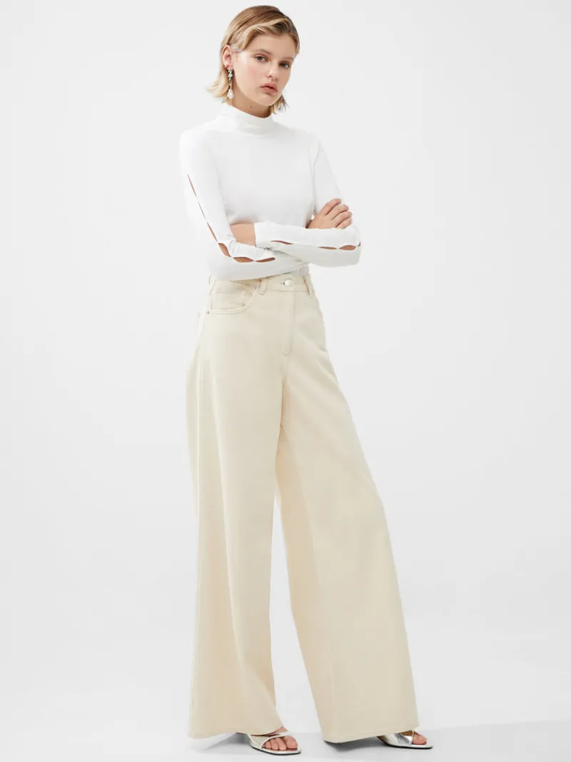 FRENCH CONNECTION Sale<Rallie High Neck Top WinterWhite