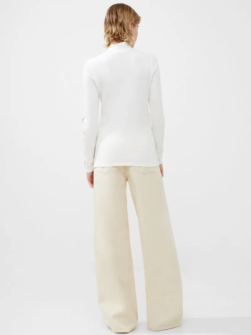 FRENCH CONNECTION Sale<Rallie High Neck Top WinterWhite