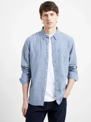 FRENCH CONNECTION Men's Shirts<Relaxed Chambray Shirt Indigo