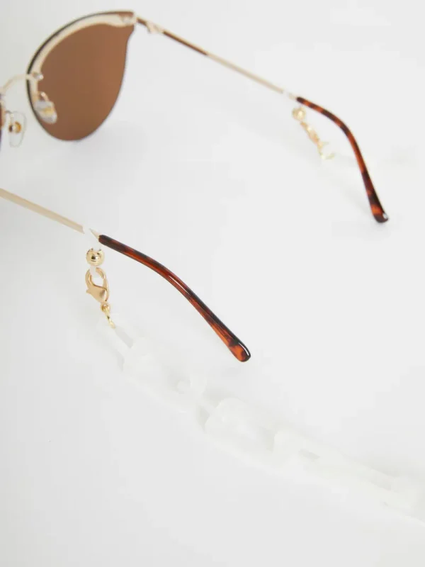 FRENCH CONNECTION Sunglasses | Jewellery<Resin Small Sunglasses Chain White