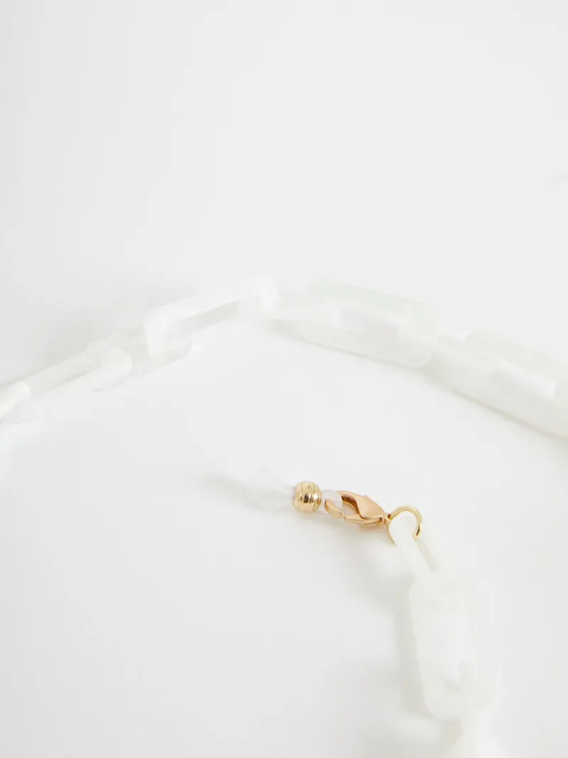 FRENCH CONNECTION Sunglasses | Jewellery<Resin Small Sunglasses Chain White