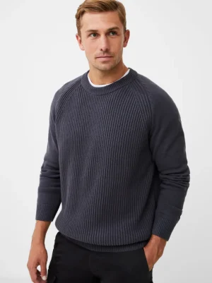 FRENCH CONNECTION Sale | Jumpers & Cardigans<Ribbed Raglan Jumper ForgedIron