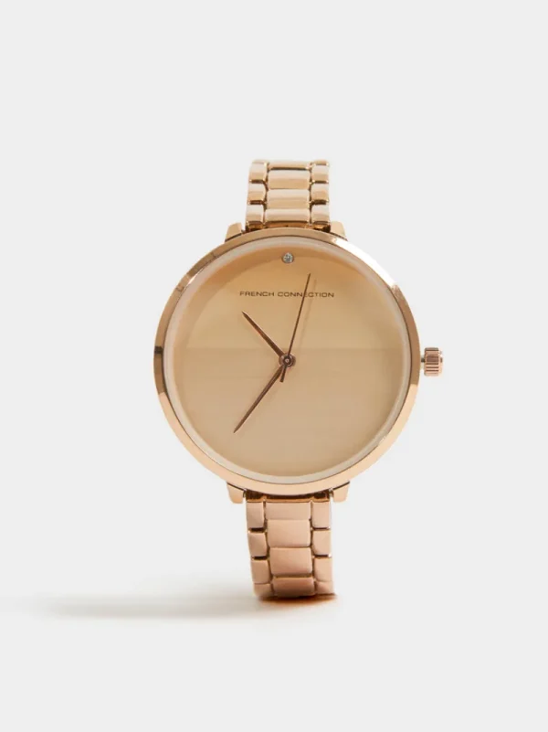 FRENCH CONNECTION Jewellery | Women's Watches<Rose Gold Tone Bracelet Watch with Rose Gold Dial RoseGold