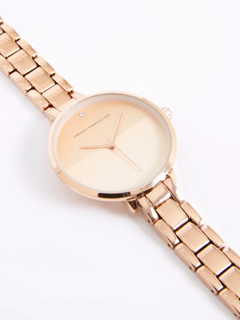 FRENCH CONNECTION Jewellery | Women's Watches<Rose Gold Tone Bracelet Watch with Rose Gold Dial RoseGold