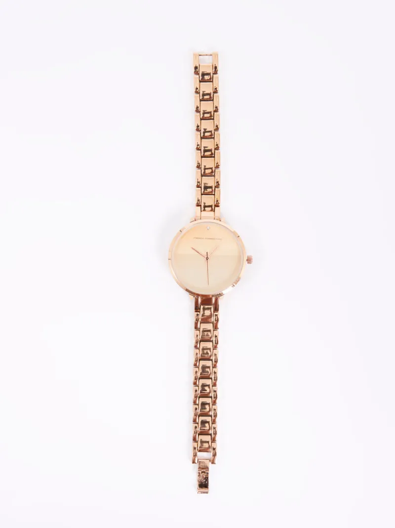 FRENCH CONNECTION Jewellery | Women's Watches<Rose Gold Tone Bracelet Watch with Rose Gold Dial RoseGold