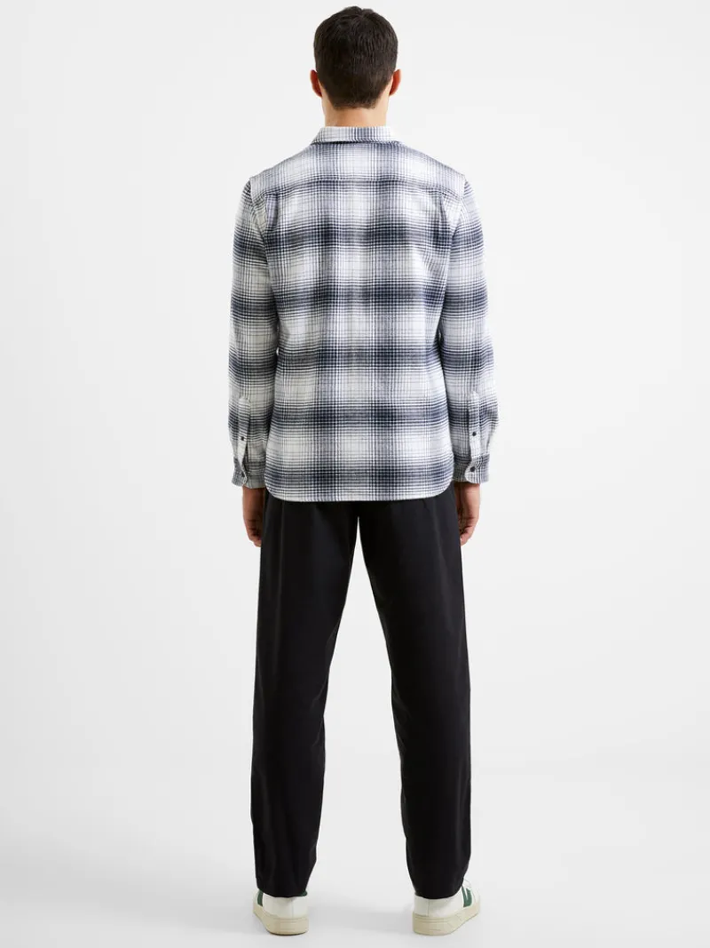 FRENCH CONNECTION Sale | Men's Shirts<Shadow Check Long Sleeve Shirt DarkNavy