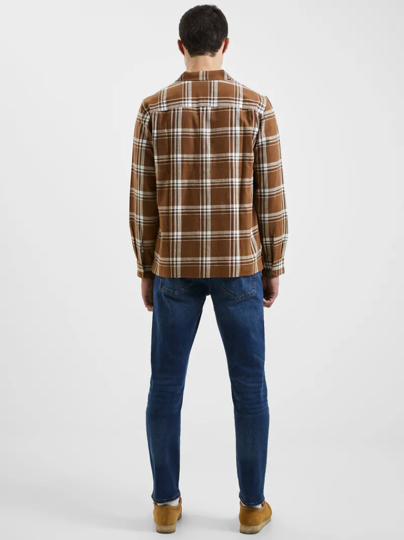 FRENCH CONNECTION Sale | Men's Shirts<Shadow Check Shirt SepiaMulti