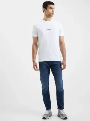FRENCH CONNECTION T-Shirts & Polo Shirts<Small Stamp Organic T-Shirt LinenWhite