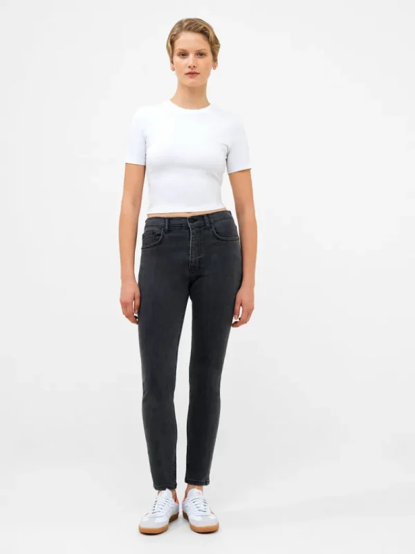 FRENCH CONNECTION Jeans | Women's Trousers<Soft Stretch Denim High Rise Skinny Jeans Charcoal