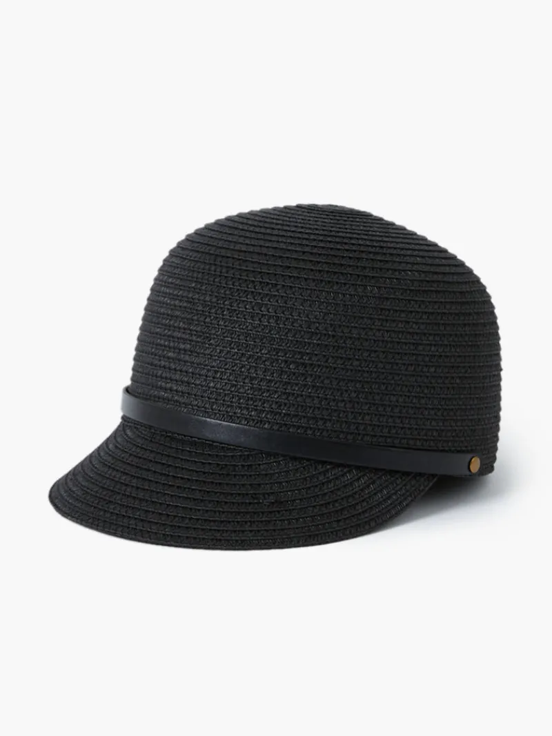 FRENCH CONNECTION Hats<Straw Baseball Cap Black