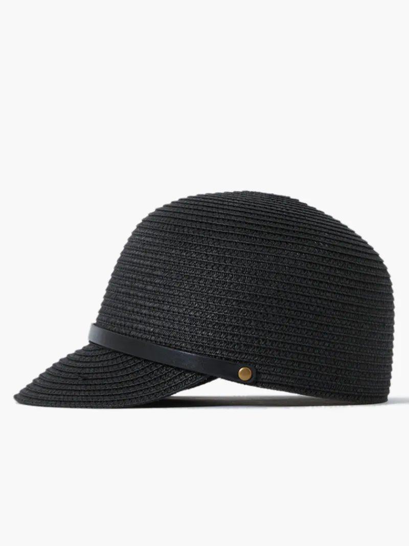 FRENCH CONNECTION Hats<Straw Baseball Cap Black