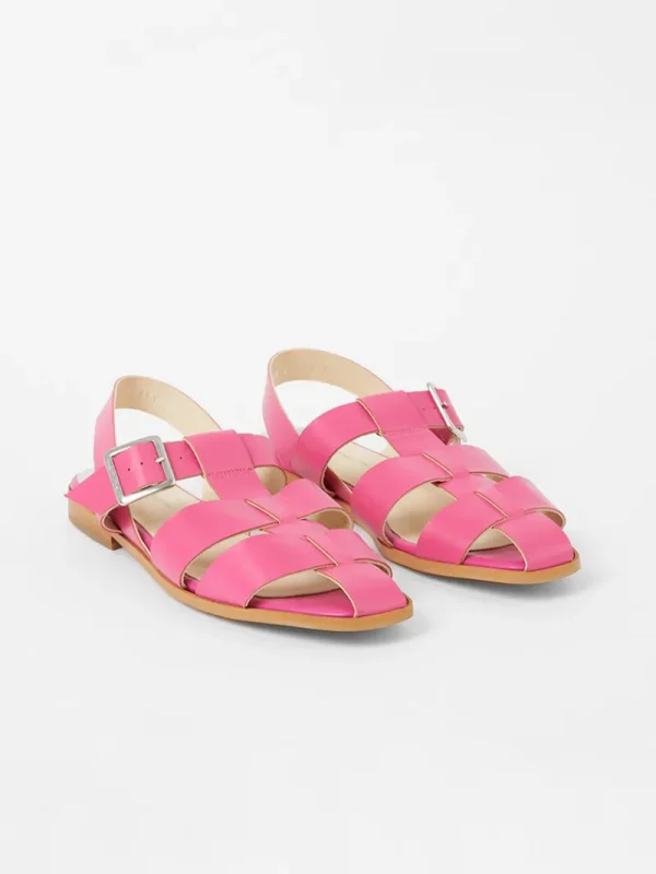 FRENCH CONNECTION Shoes<S+W x Luisa Fisherman Caged Sandals Fuchsia