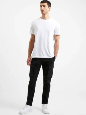 FRENCH CONNECTION Sale | Men's Trousers<Twill Cargo Trousers Black