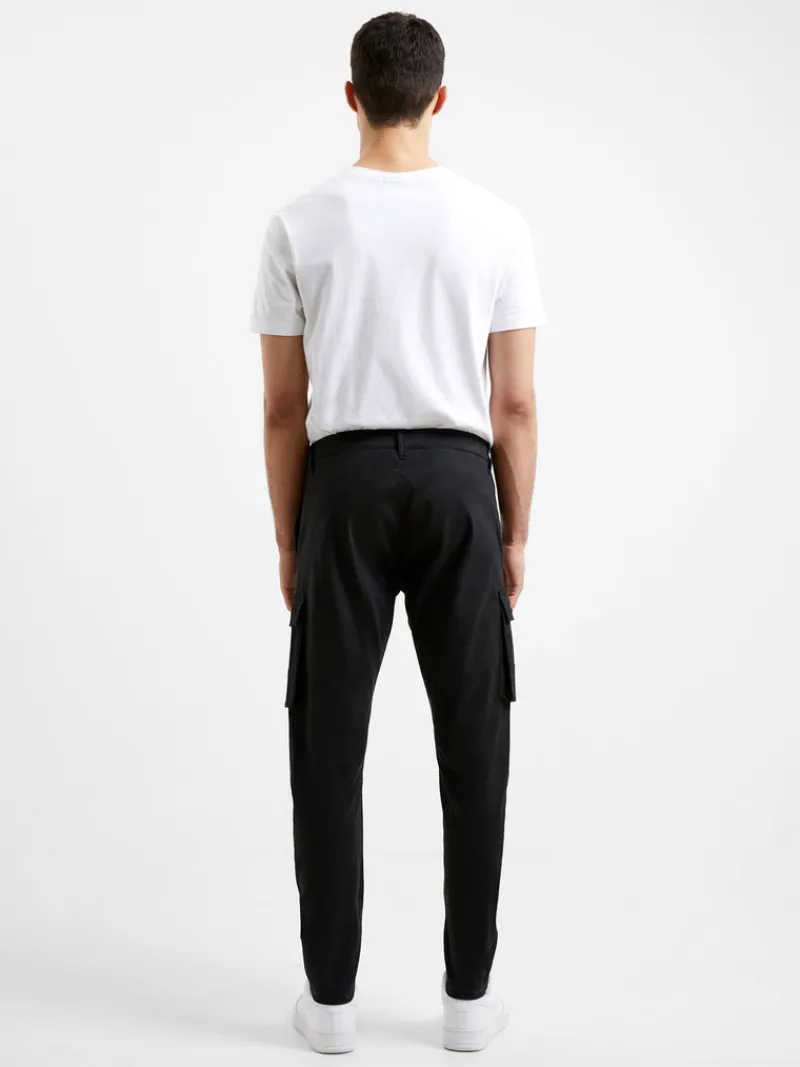 FRENCH CONNECTION Sale | Men's Trousers<Twill Cargo Trousers Black