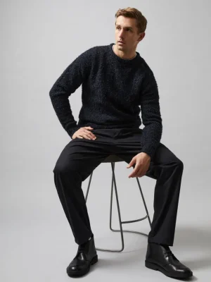 FRENCH CONNECTION Sale | Jumpers & Cardigans<Twisted Boucle Crew Neck Jumper DarkNavy