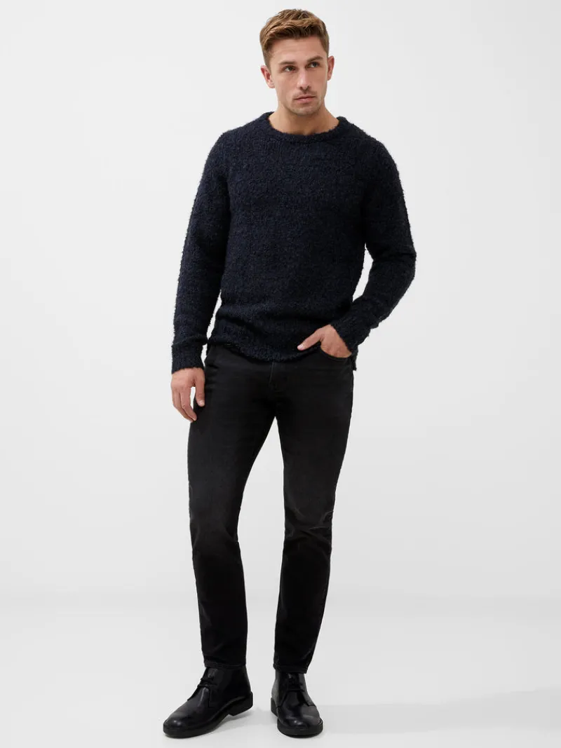 FRENCH CONNECTION Sale | Jumpers & Cardigans<Twisted Boucle Crew Neck Jumper DarkNavy