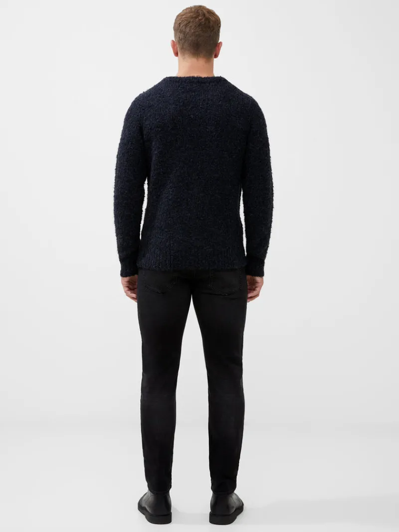 FRENCH CONNECTION Sale | Jumpers & Cardigans<Twisted Boucle Crew Neck Jumper DarkNavy
