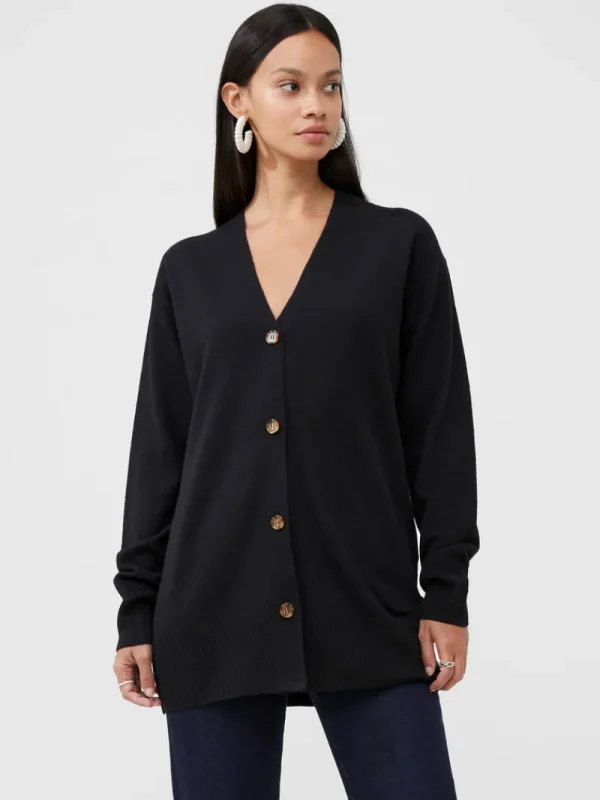 FRENCH CONNECTION Jumpers & Cardigans<Vhari Recycled Knit Cardigan Blackout