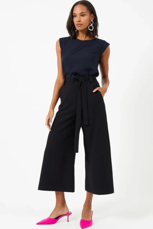 FRENCH CONNECTION Women's Trousers<Whisper Belted Culottes Black