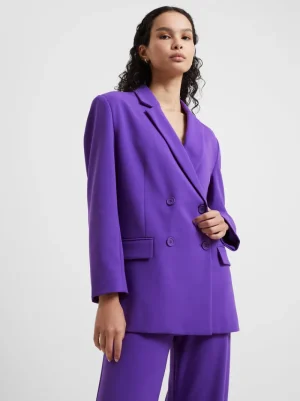 FRENCH CONNECTION Women's Suits | Sale | Co-ords<Whisper Double Breasted Blazer CobaltViolet